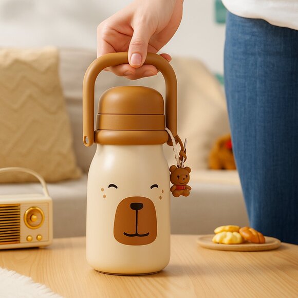 Diller Capybara Thermal Flask Water Bottle Kids School Christmas Gift - Picture 5 of 11